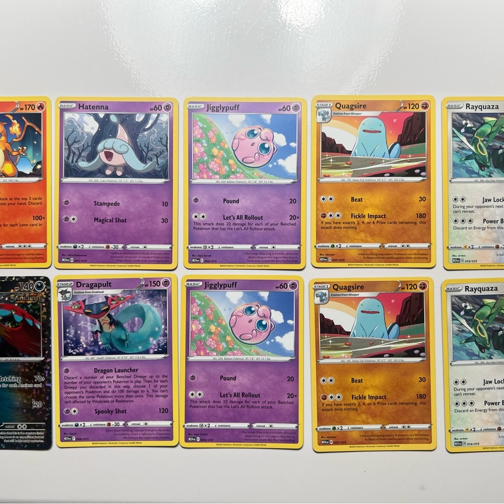 Pokémon McDonald’s 2024 Dragon Discovery Cards